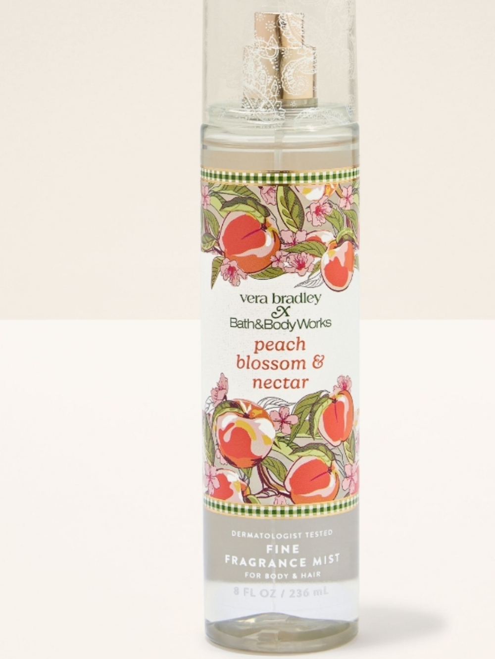 Vera Bradley Peach Blossom & Nectar Fine Fragrance Mist - Peach & Pink Accents